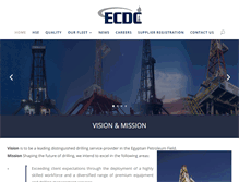 Tablet Screenshot of ecdc.com.eg